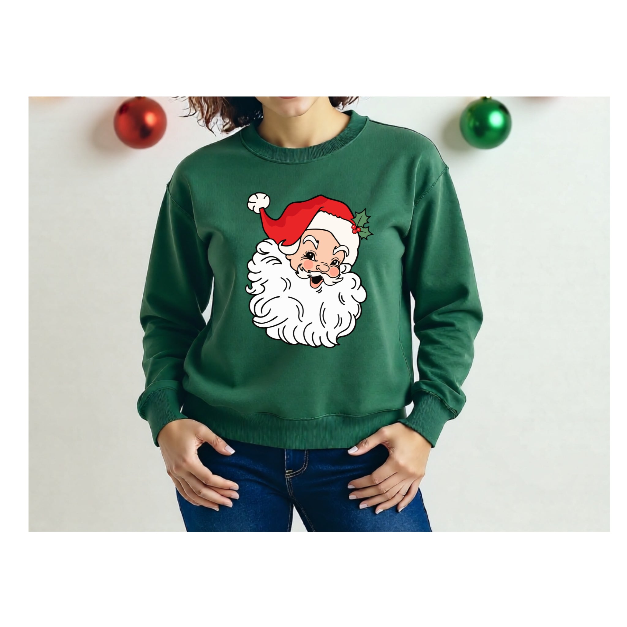 Jolly Vintage Santa Sweatshirt