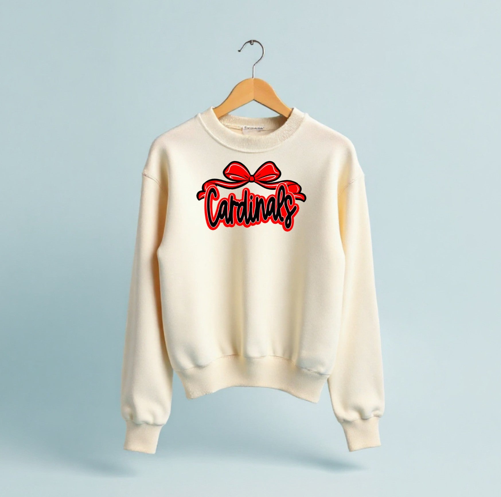 Cardinal Bow Sweatshirt