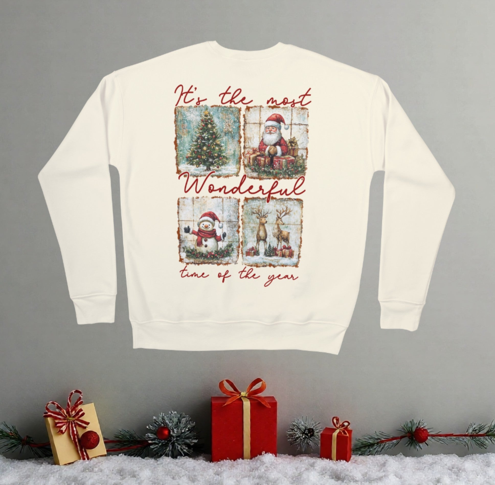 Throwback Christmas Card Sweatshirt