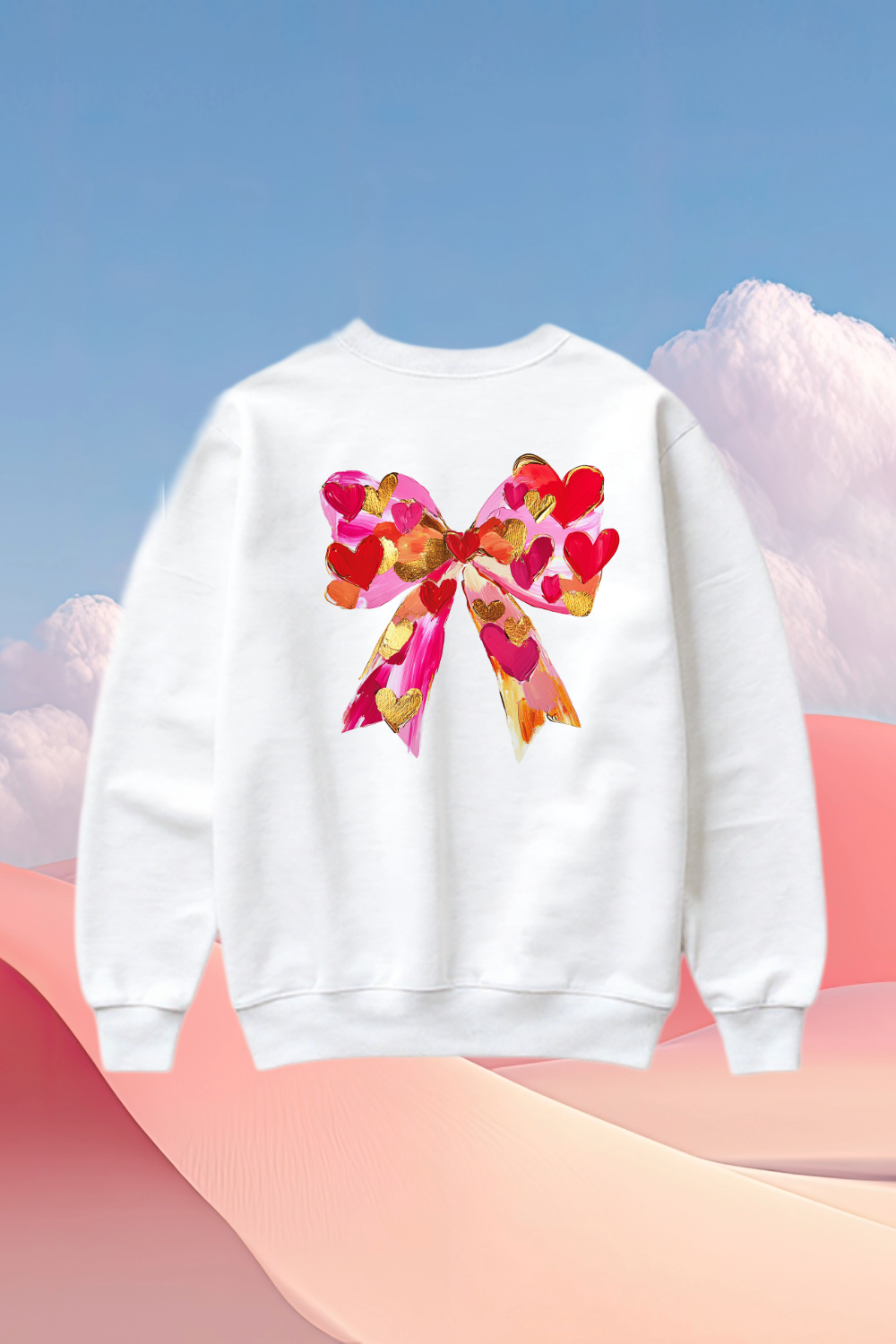 Floral Bow Sweatshirt